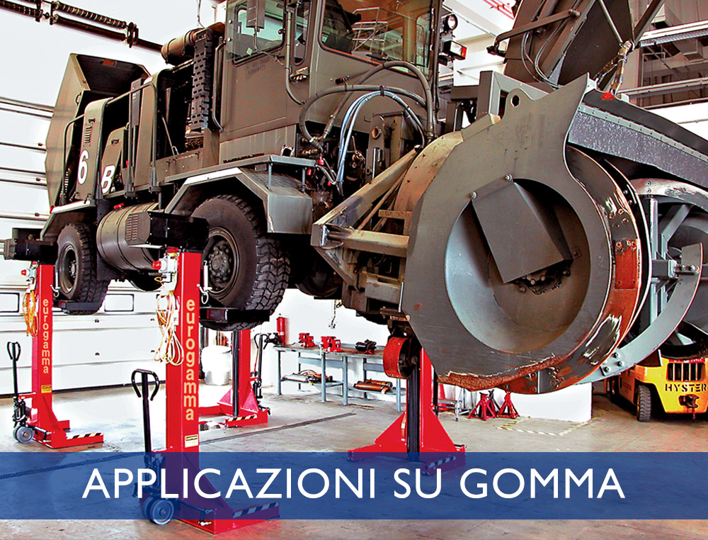 Applicazioni su gomma